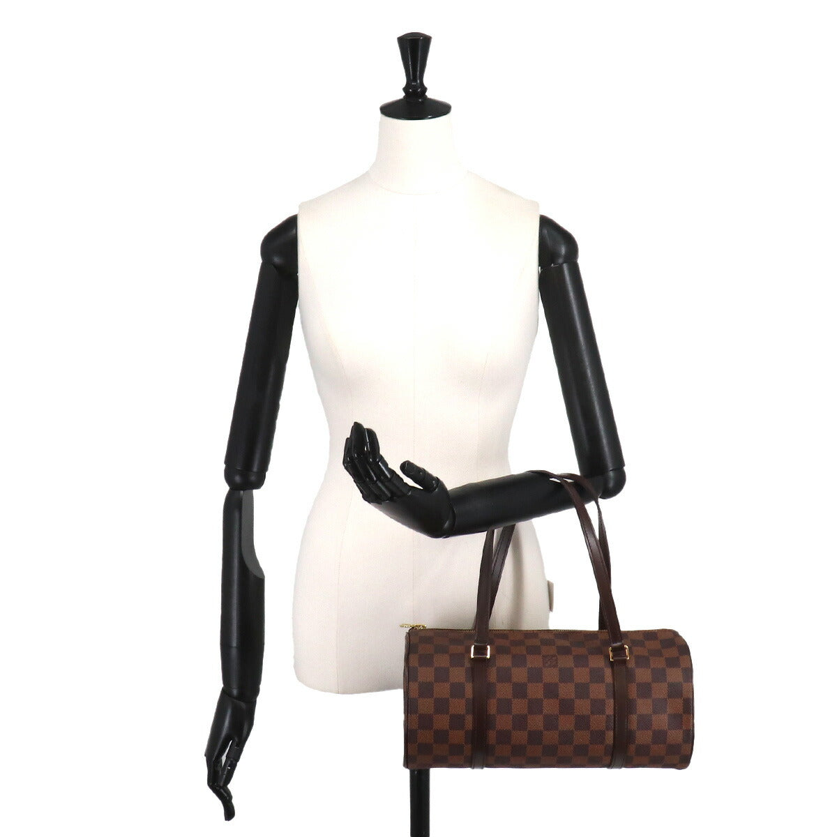 Damier Papillon 30 Hand Bag Ebene N51303 Pouch Purse