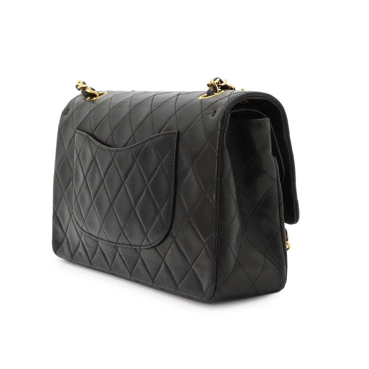 Matelasse 25 Chain Shoulder Bag Leather Black A01112 11.12