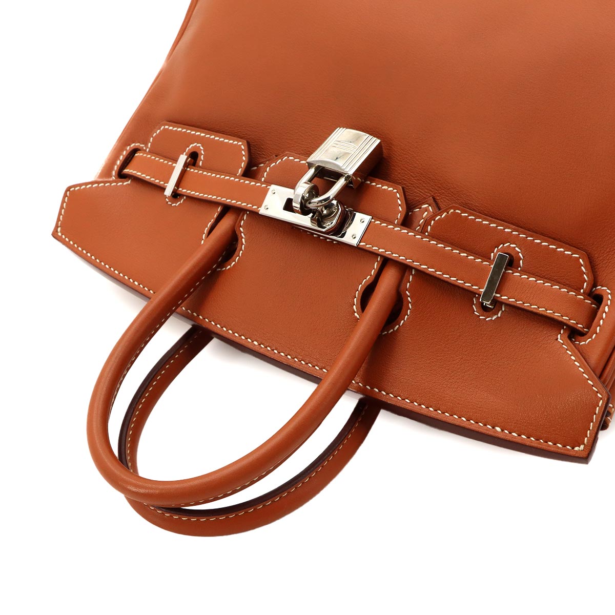 Birkin 25 Hand Bag Veau Swift Gold Brown Purse