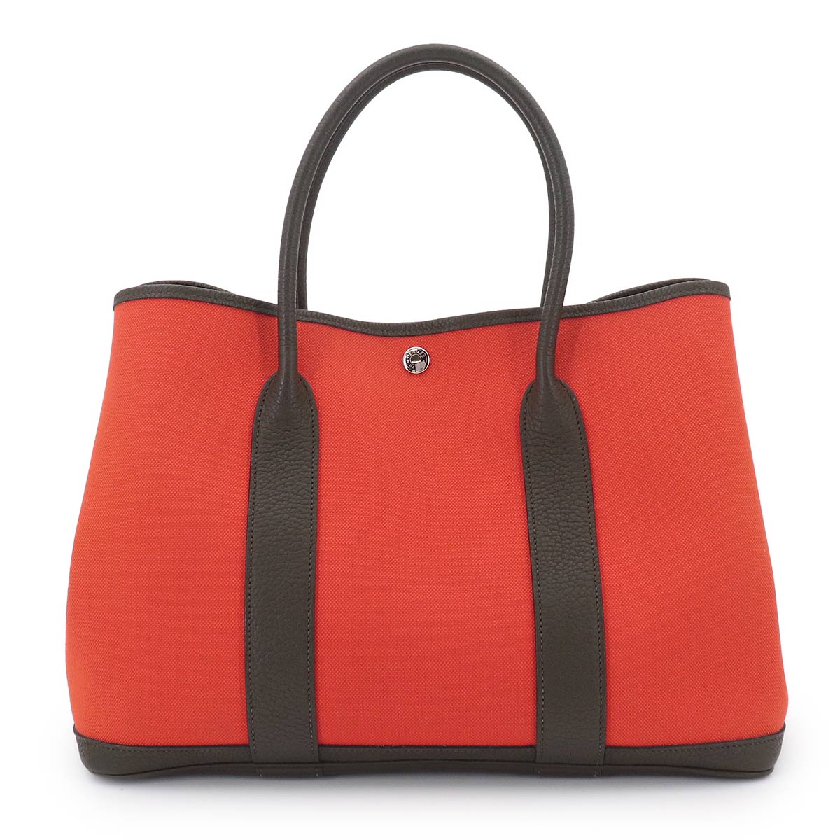 Garde Party PM Tote Bag Toile Militaire Orange Poppy