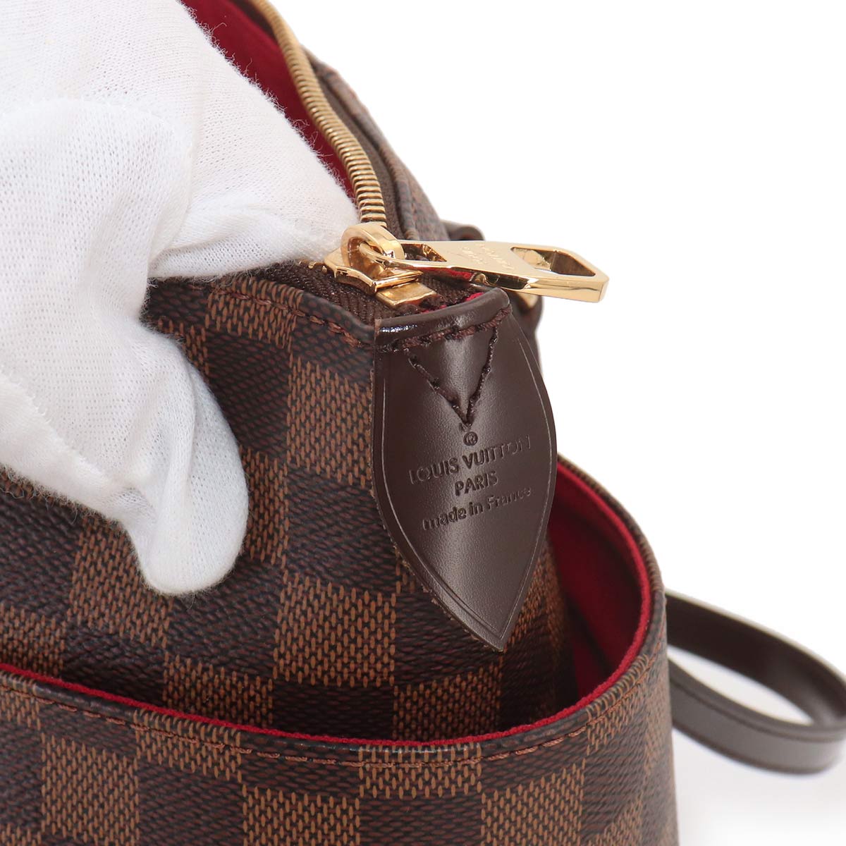 Damier Totally PM Tote Bag Ebene Brown N41282 Purse