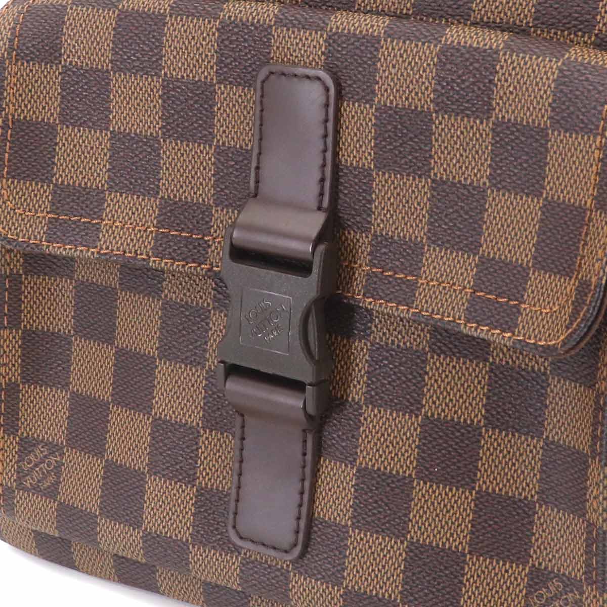 Damier Pochette Melville Shoulder Bag Ebene N51127