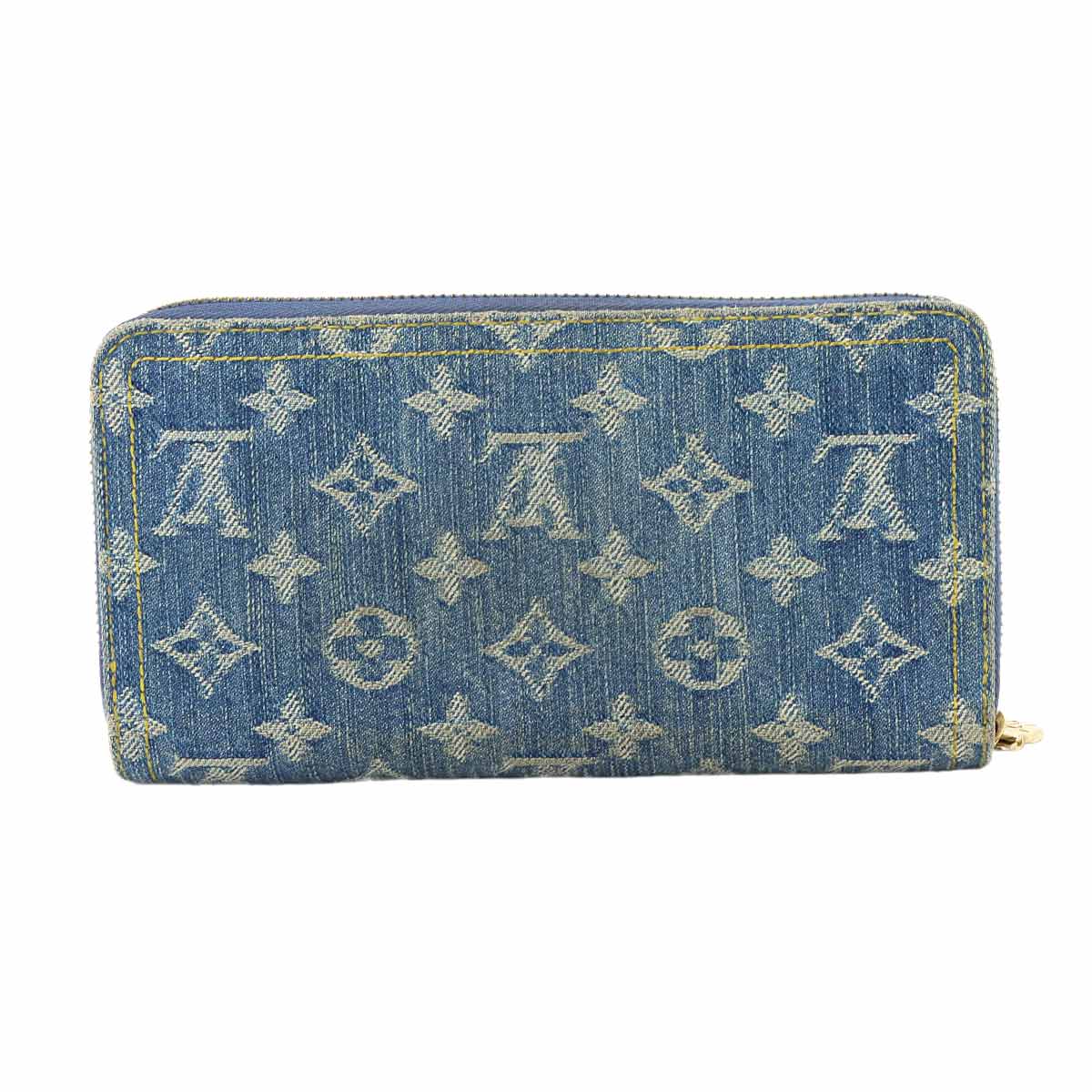 LVxTM Zippy Wallet Monogram Cherry Denim Blue M23161