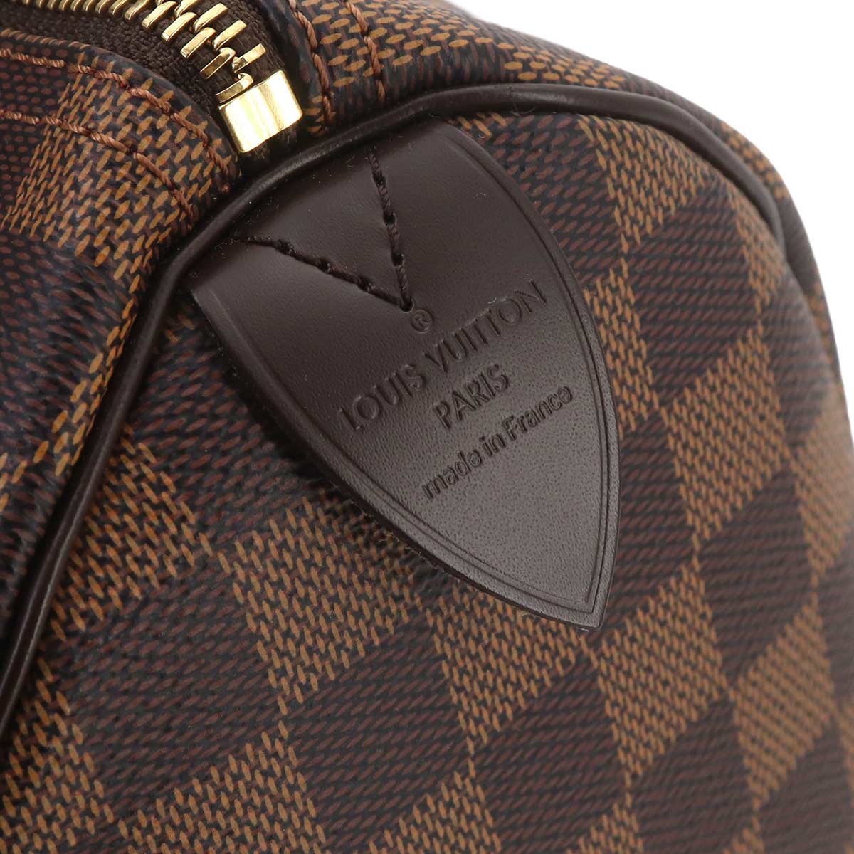 Damier Speedy 25 Hand Bag Ebene N41365 Brown Purse