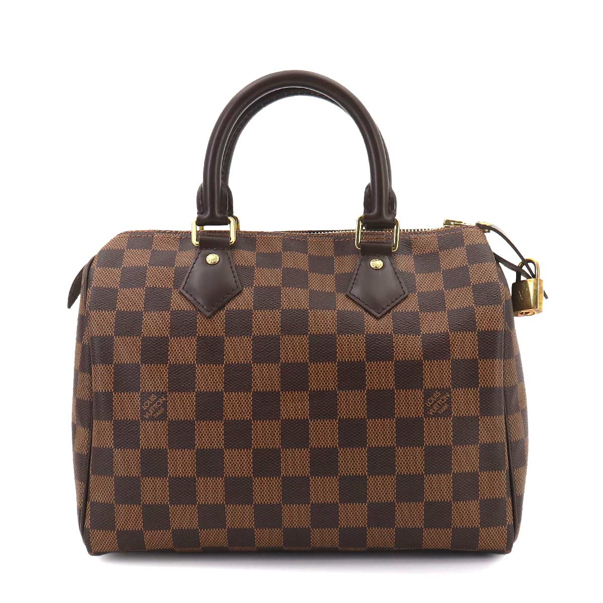 Damier Speedy 25 Hand Bag Ebene N41365 Brown Purse