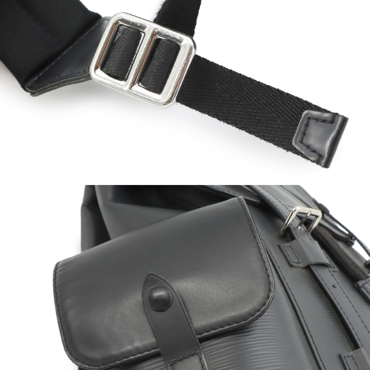 Epi Christopher PM Backpack Leather Noir M50158