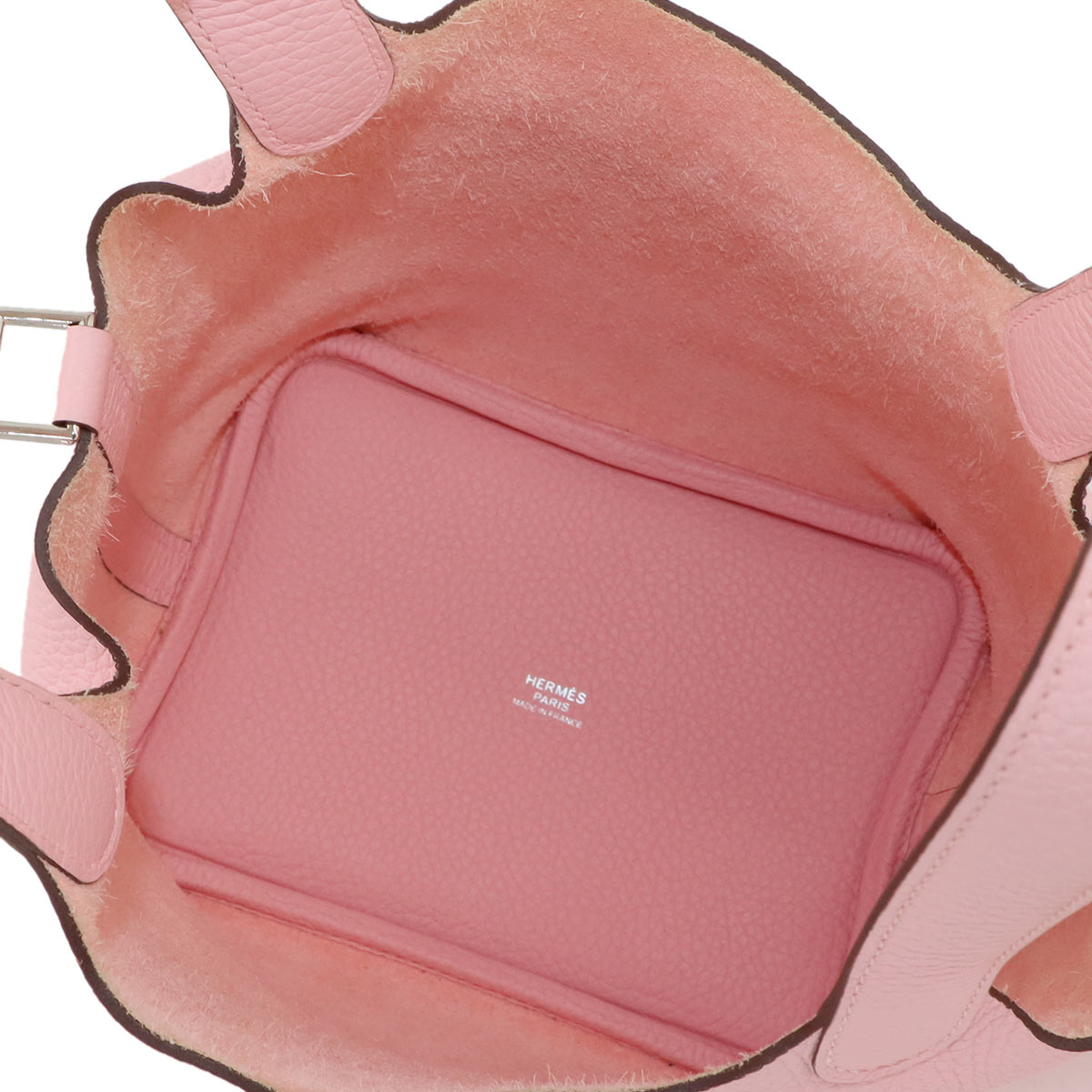 Picotin Lock PM Hand Bag Taurillon Clemence Rose Sakura B