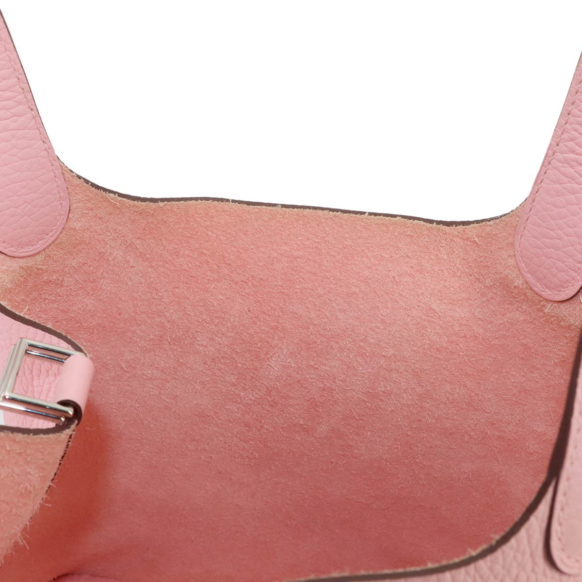 Picotin Lock PM Hand Bag Taurillon Clemence Rose Sakura B