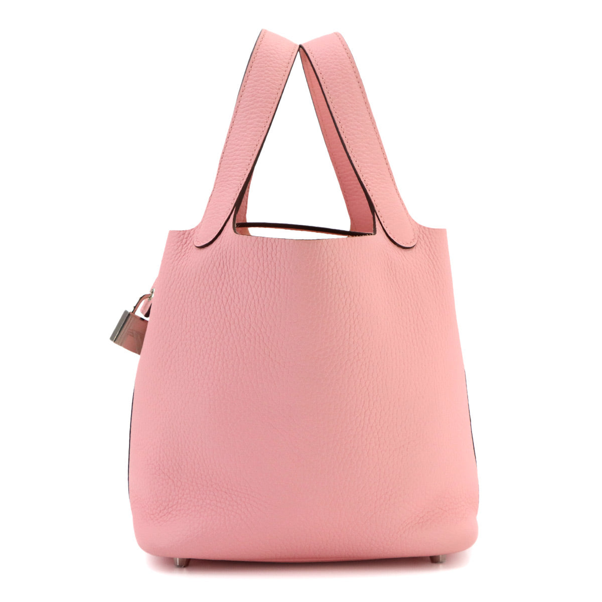 Picotin Lock PM Hand Bag Taurillon Clemence Rose Sakura B