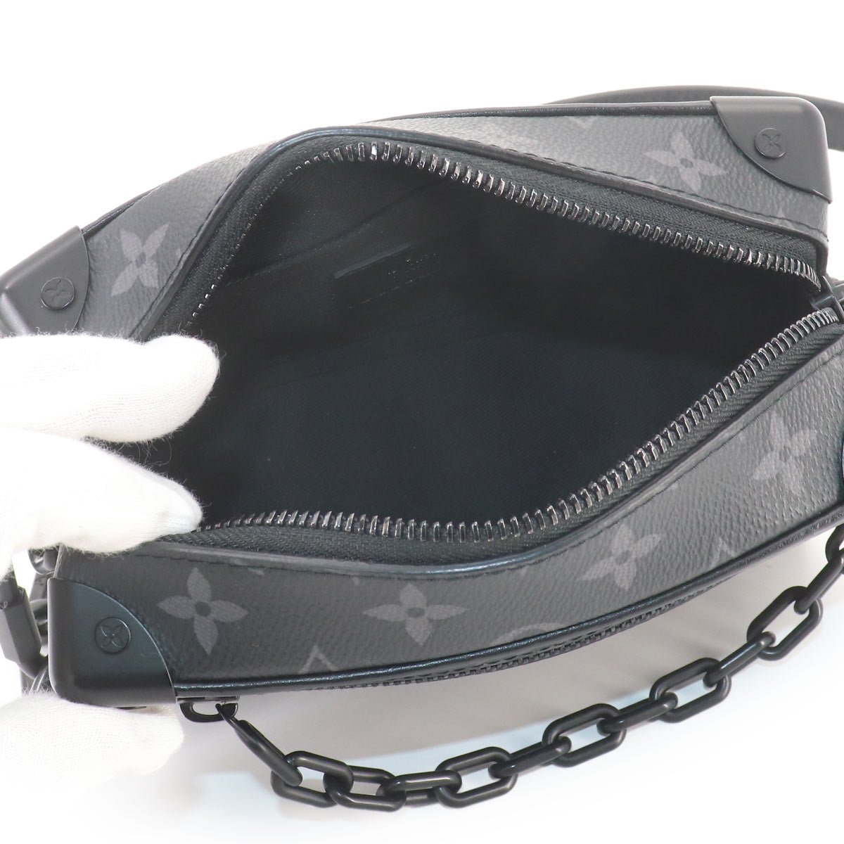 Monogram Eclipse Mini Soft Trunk Shoulder Bag M44735