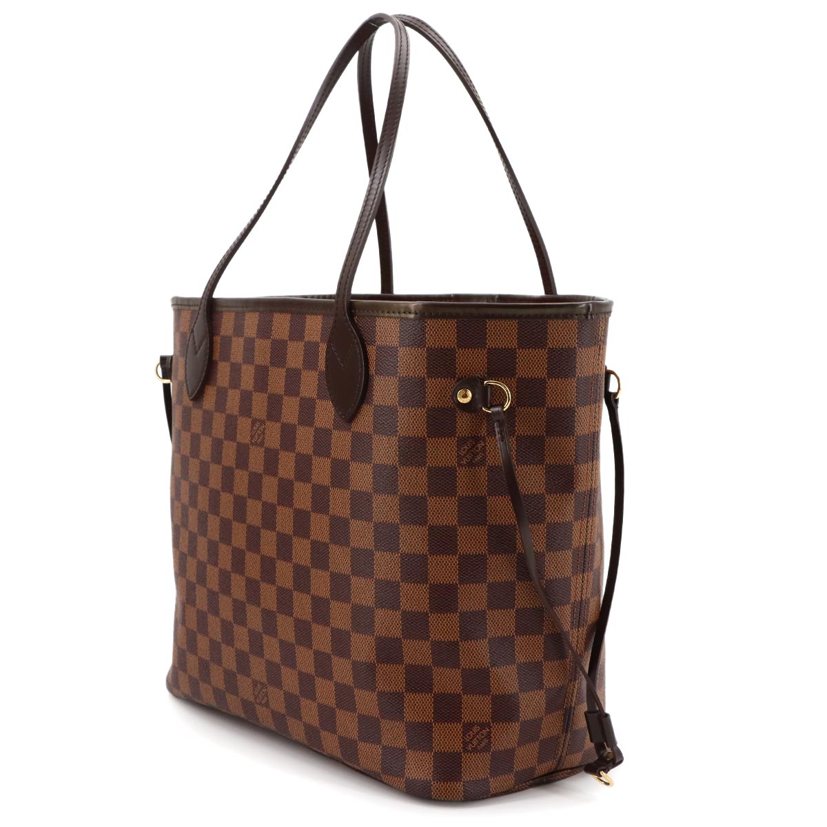 Damier Neverfull MM Tote Bag Ebene Cerise N51105 Purse