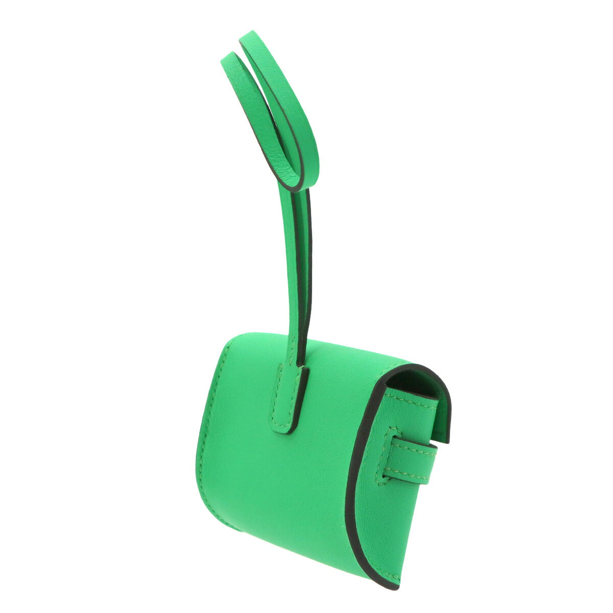 Kelly Festival Bag Charm Veau Swift Vert comics
