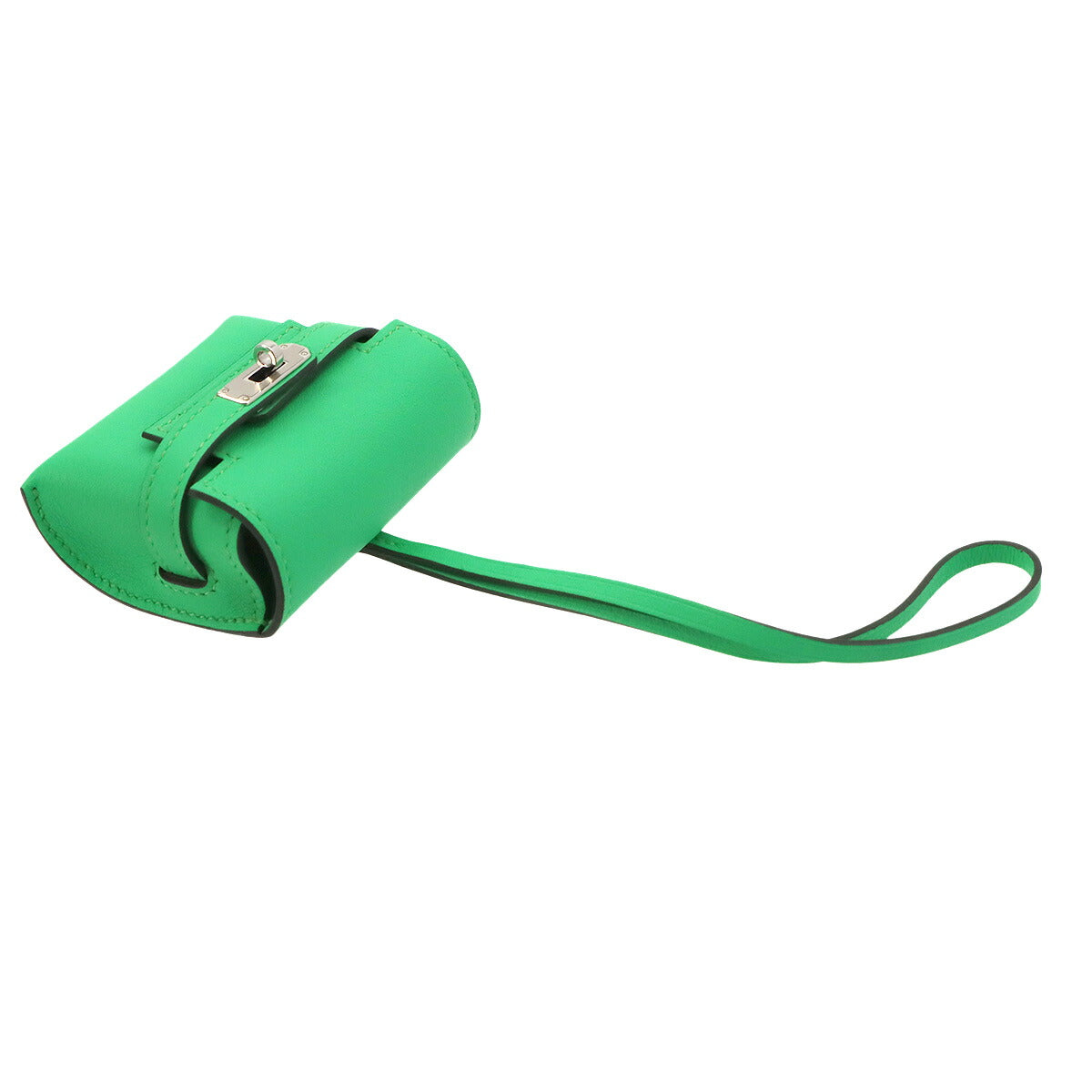 Kelly Festival Bag Charm Veau Swift Vert comics