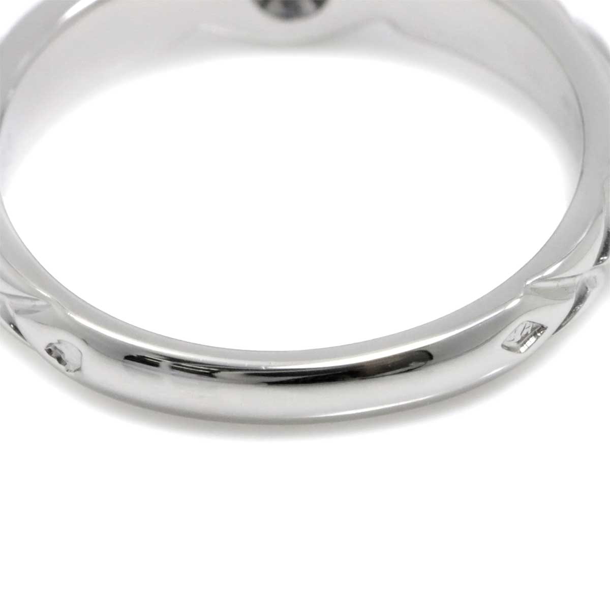 Diamond Ring Pt Platinum size4.5-4.75(US)