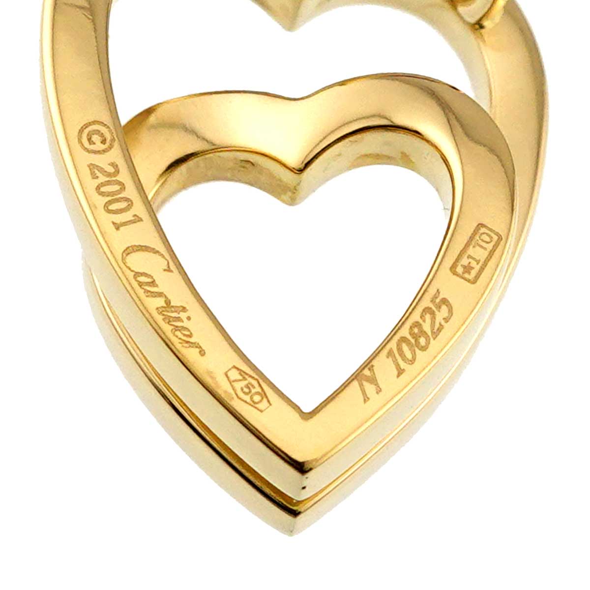 Heart Pendant Top 18K Yellow Gold 750