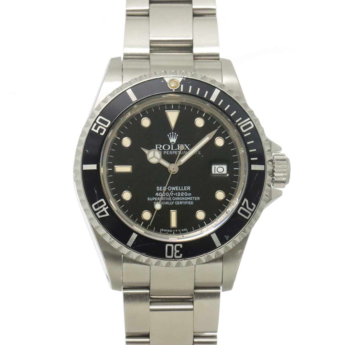 Sea-Dweller 16600 Serial R Date Automatic Black Dial Mens Watch