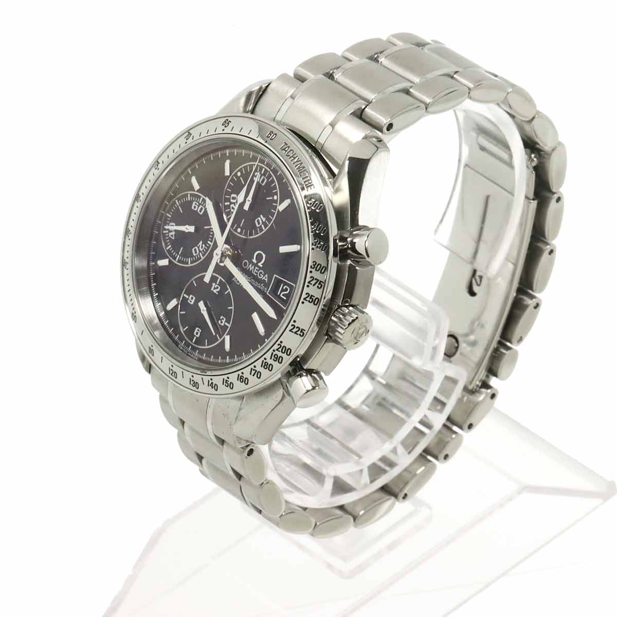 Speedmaster Date 3513 50 Chronograph Automatic Black Dial Mens