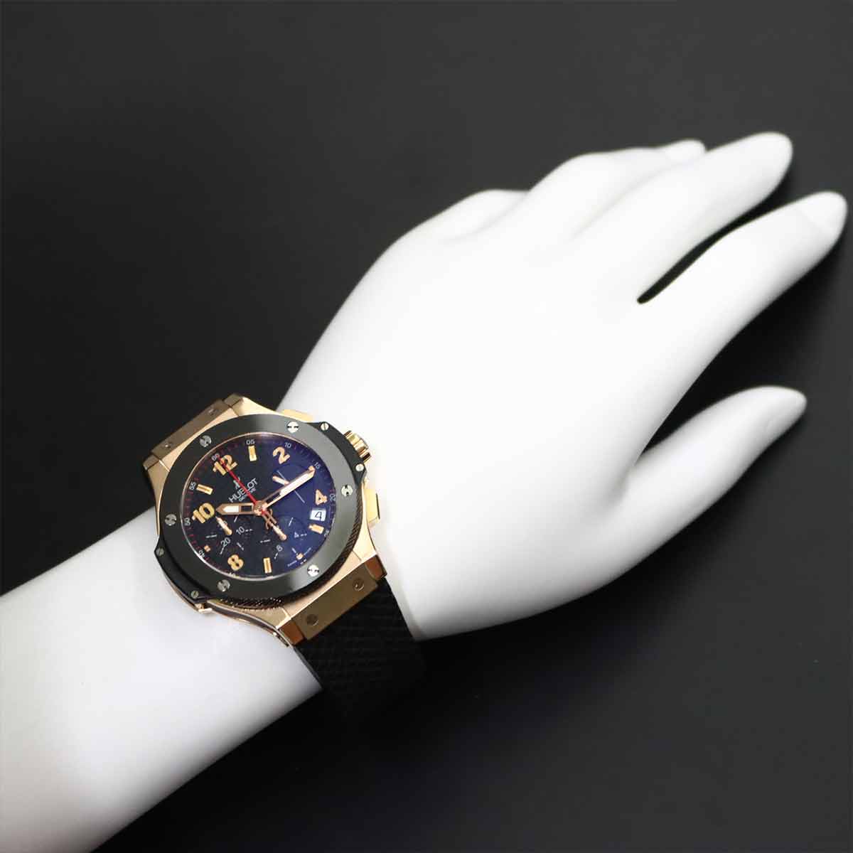Big Bang Gold 341 PB 131 RX K18PG Automatic Chrnograph Mens