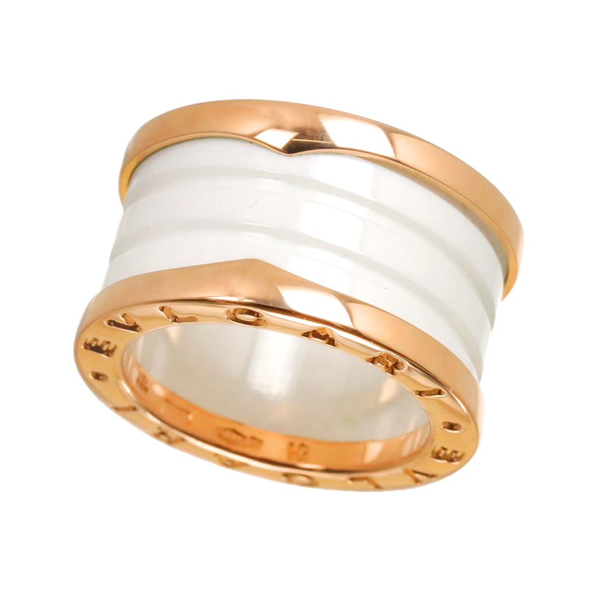 B-ZERO1 4band Ring Ceramic 18K PG 750 Size51 5.25(US)
