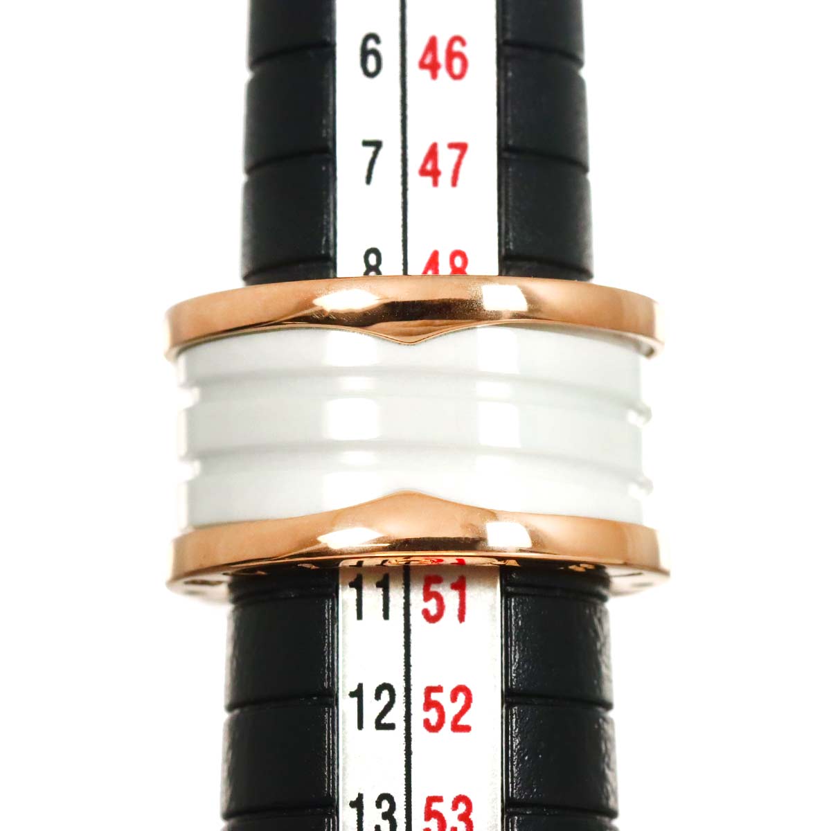 B-ZERO1 4band Ring Ceramic 18K PG 750 Size51 5.25(US)