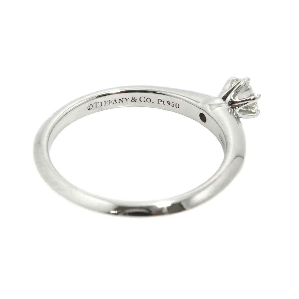 Diamond 0.21ct Ring Pt Platinum Size5.75-6(US)