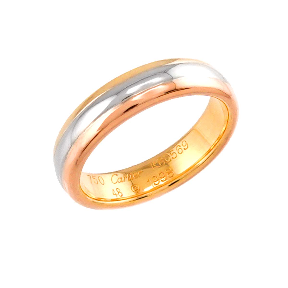 Vendome Ring 18K YG WG PG 750 size48 4.5(US)