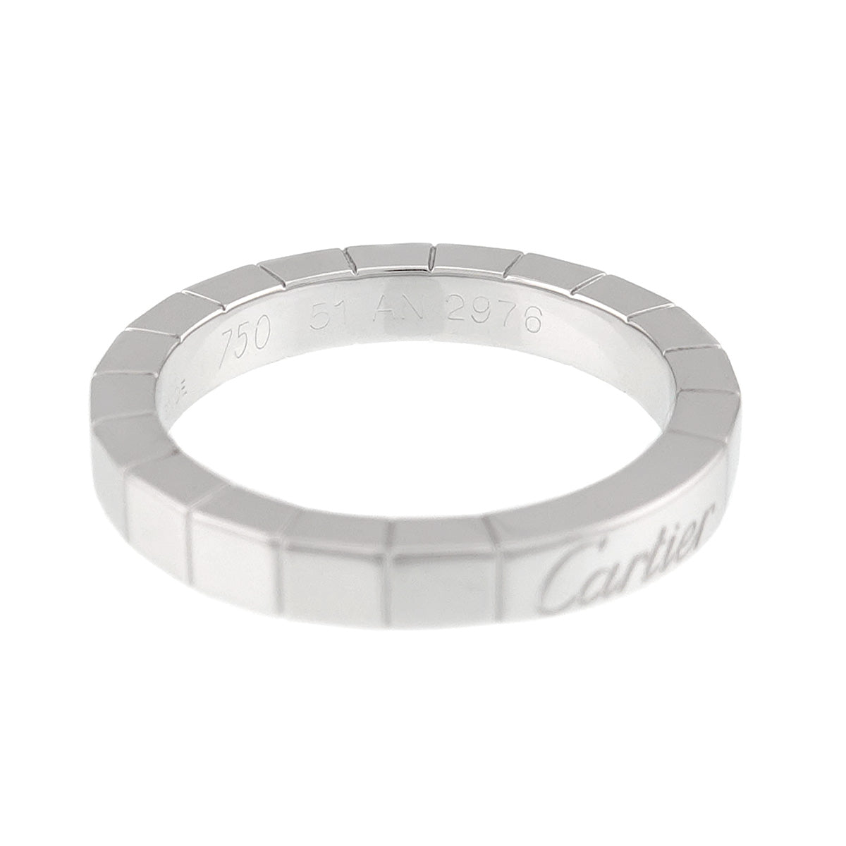 Laniere Ring 18K White Gold 750 Size51 5.5-5.75(US)