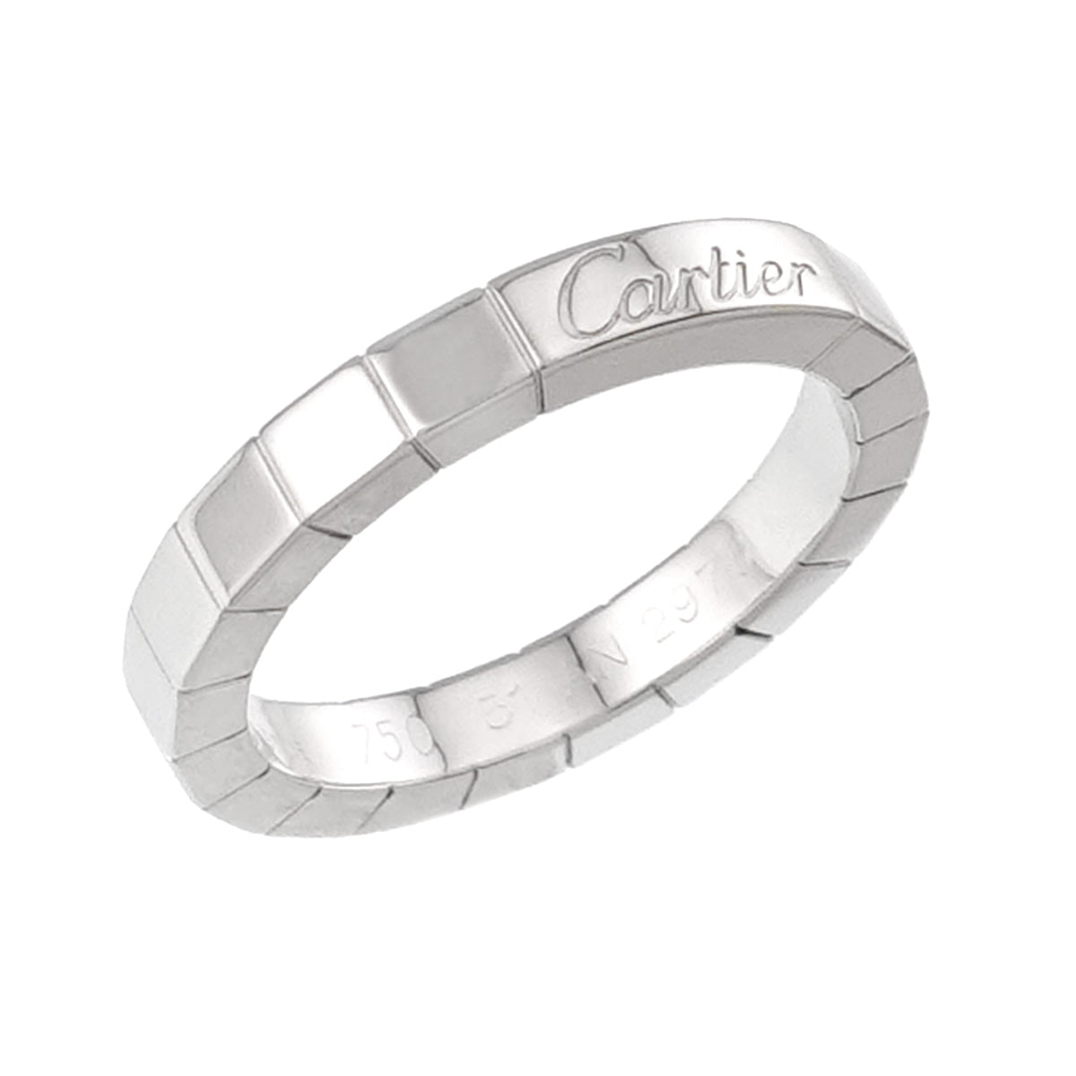 Laniere Ring 18K White Gold 750 Size51 5.5-5.75(US)