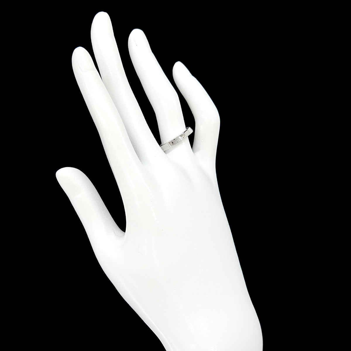 Laniere Ring 18K White Gold 750 Size51 5.5-5.75(US)