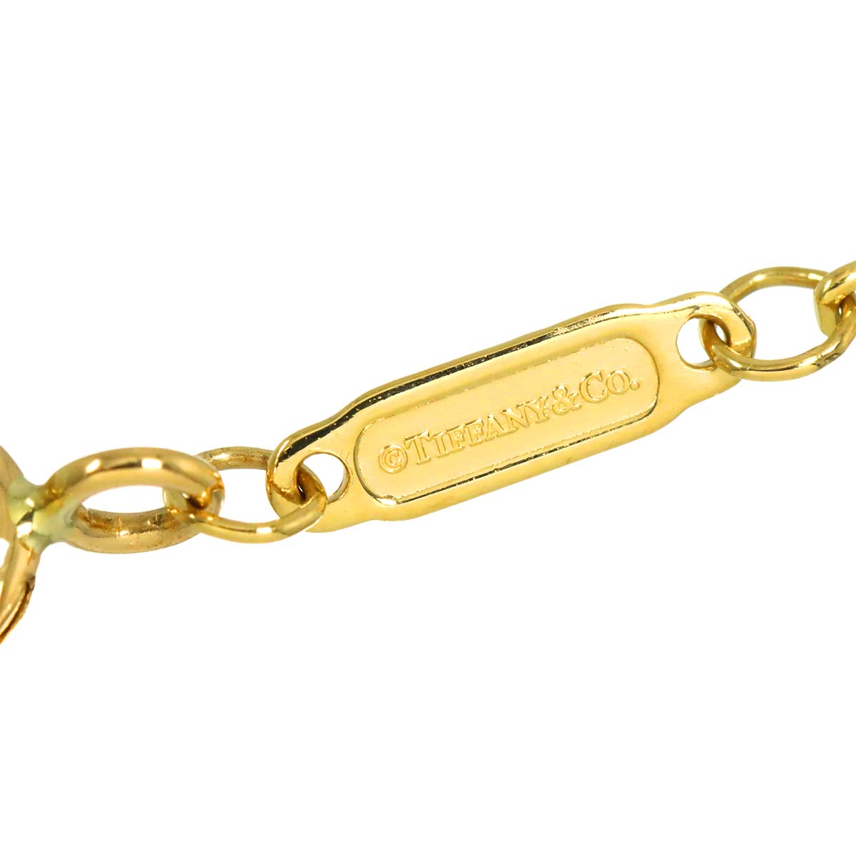 Hardware Double Link Small Necklace 18K Yellow Gold 750