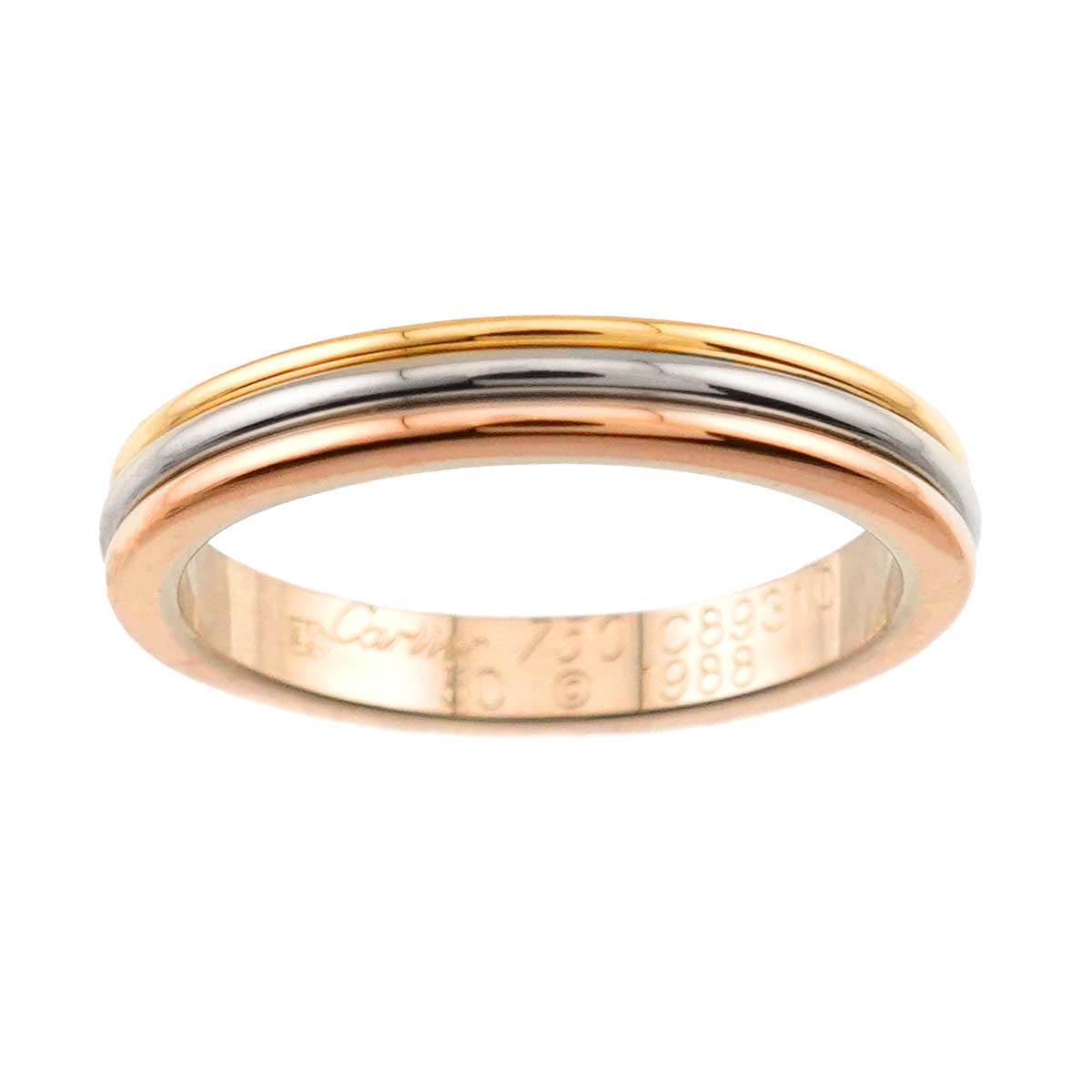 Vendome Ring 18K YG WG PG 750 size50 5.25(US)