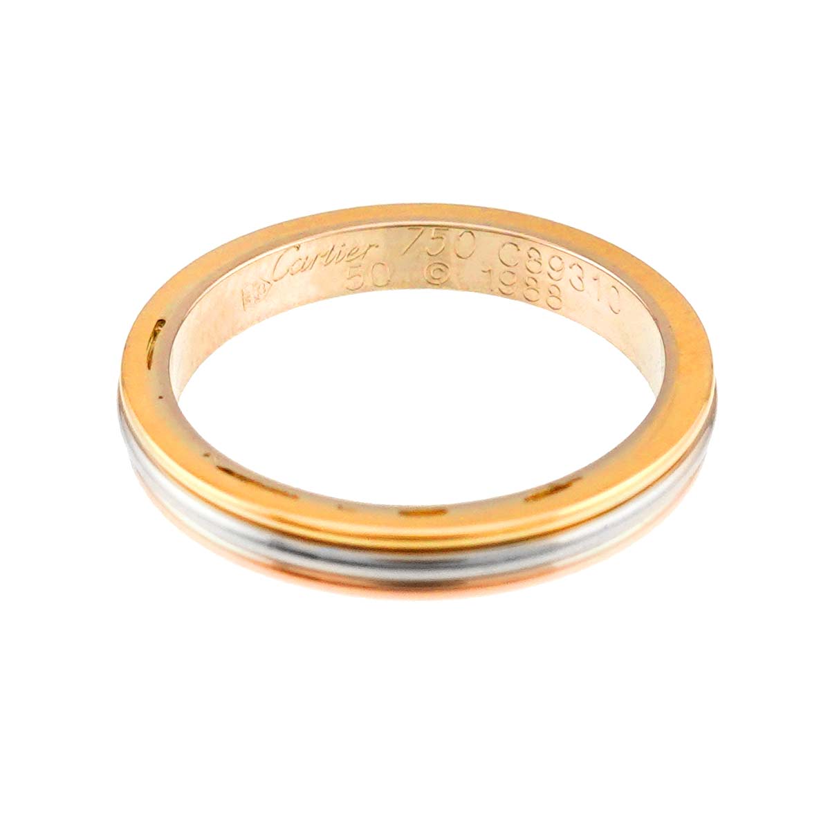 Vendome Ring 18K YG WG PG 750 size50 5.25(US)