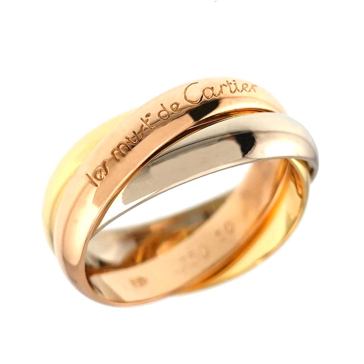 Trinity MM Ring 18K YG WG PG 750 Size50 5.25(US)