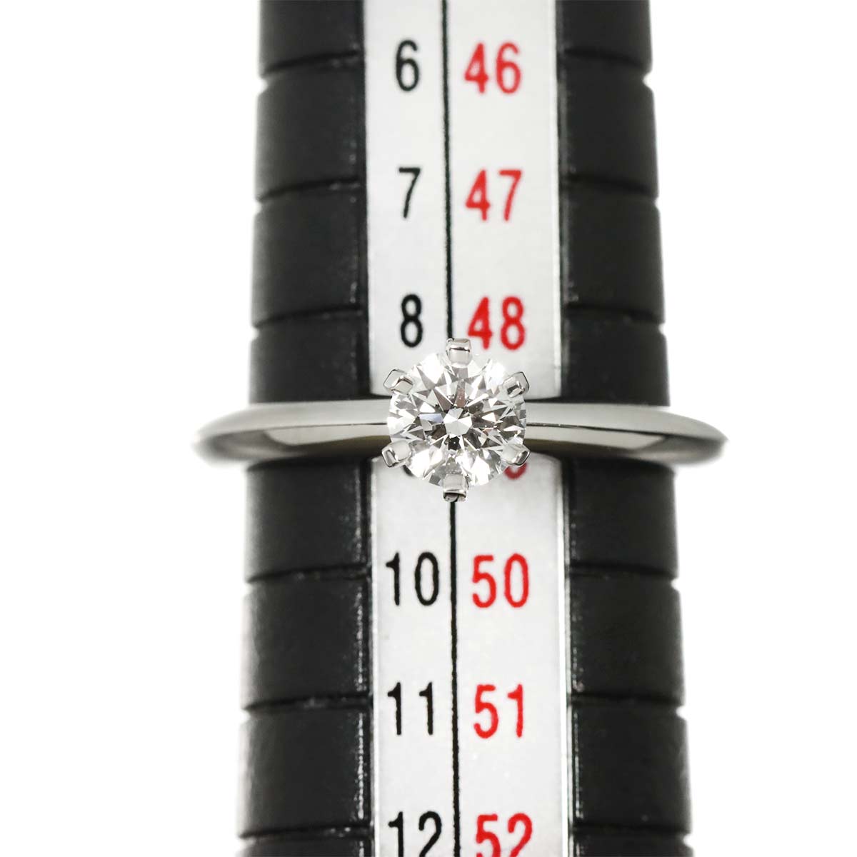 Diamond 0.40ct G/SI1/3EX Ring Pt 4.75-5(US)