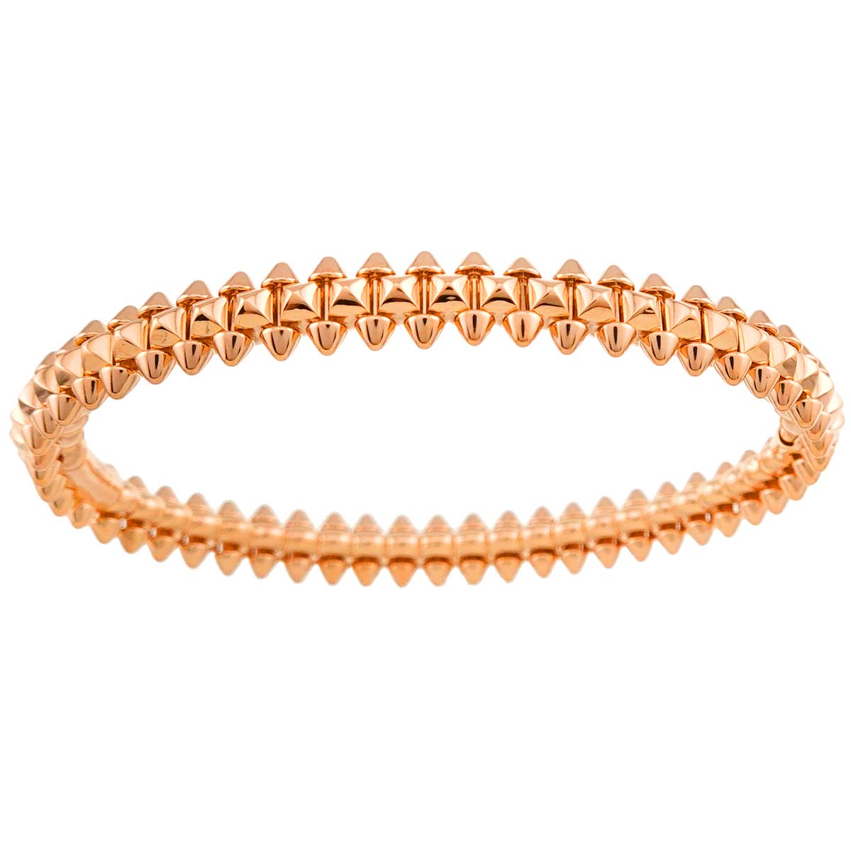 CLASH DE CARTIER SM Bracelet Bangle 18K Pink Gold 750 Size14