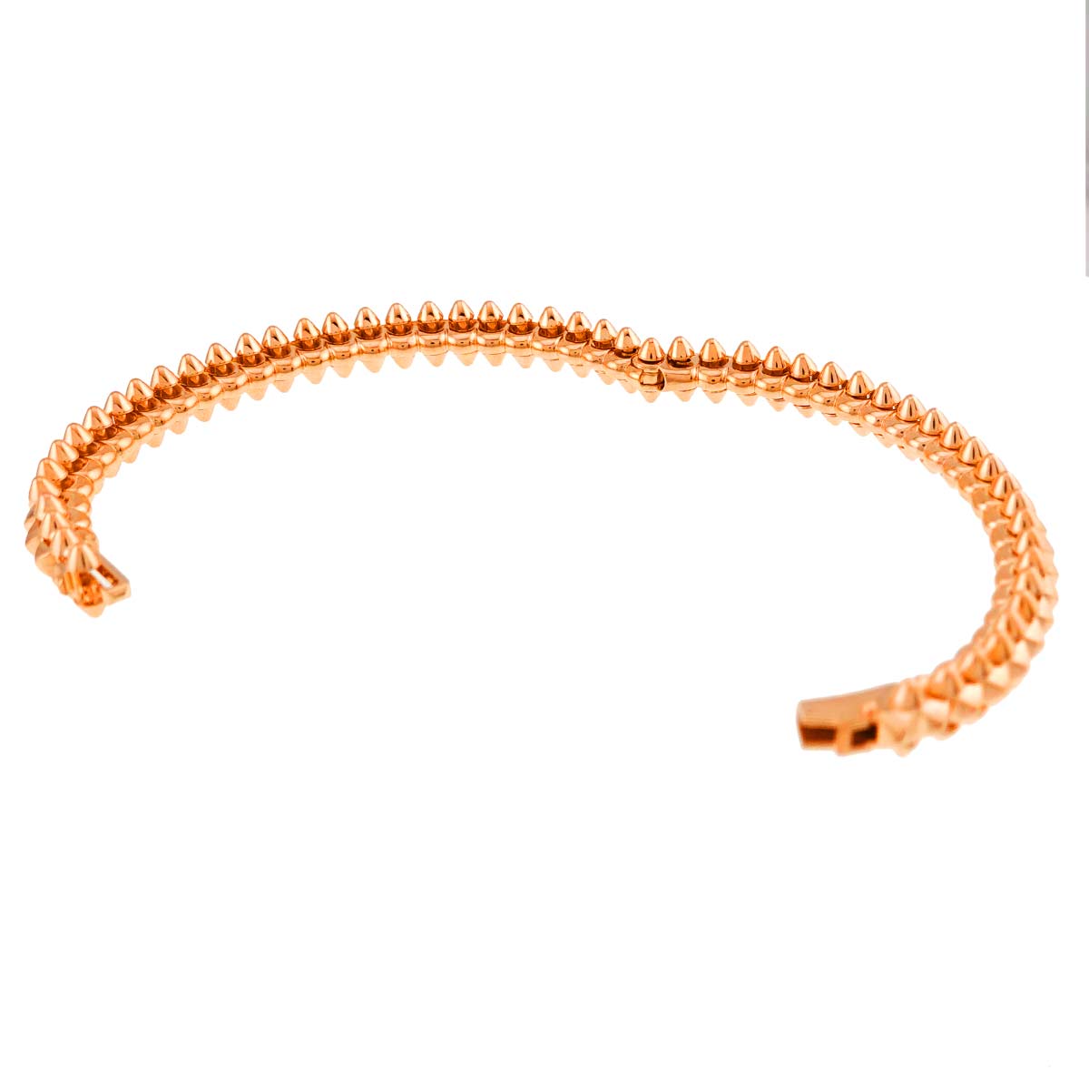 CLASH DE CARTIER SM Bracelet Bangle 18K Pink Gold 750 Size14