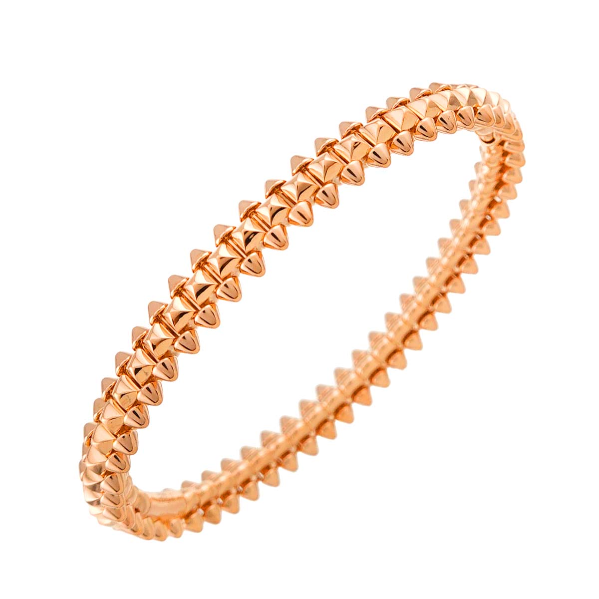 CLASH DE CARTIER SM Bracelet Bangle 18K Pink Gold 750 Size14