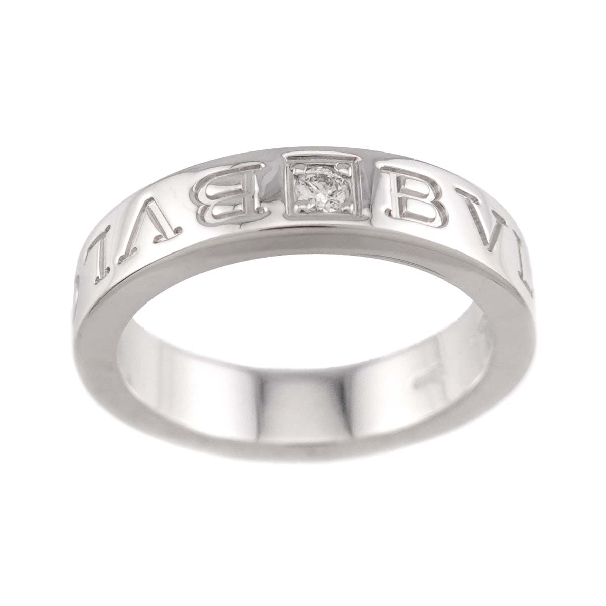 B-ZERO1 Diamond Ring 18K WG 750 size4.5(US)