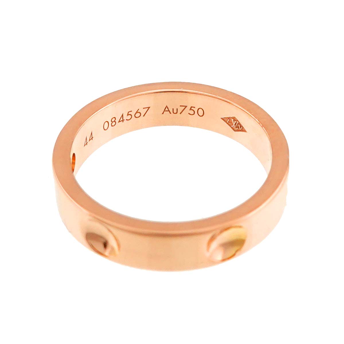 Alliance Anplant Diamond Ring K18 PG 750 Size44 2.75-3(US)