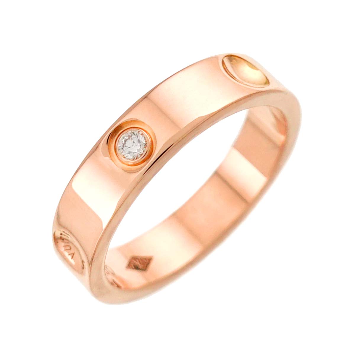 Alliance Anplant Diamond Ring K18 PG 750 Size44 2.75-3(US)