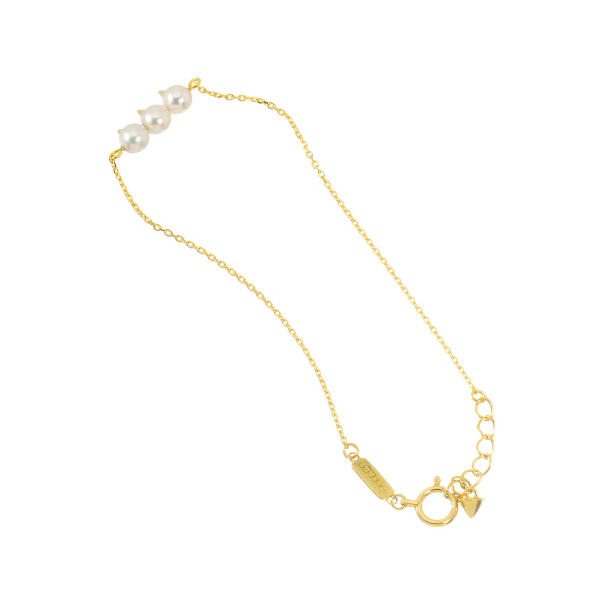 danger Akoya Pearl Bracelet 18K YG 750