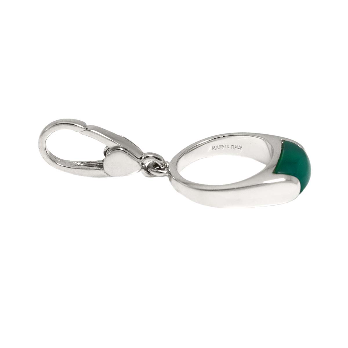 Chrysoprase Pendant Top 18K WG 750