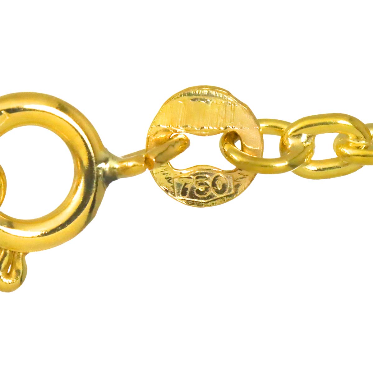 Enamel Necklace 18K Yellow Gold 750