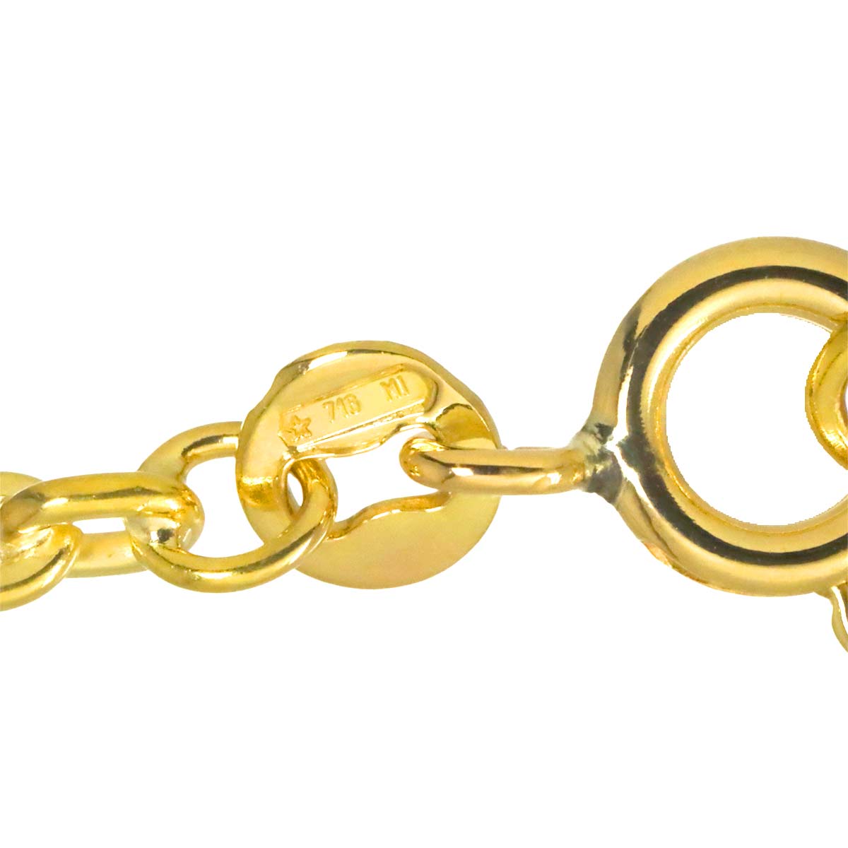 Enamel Necklace 18K Yellow Gold 750