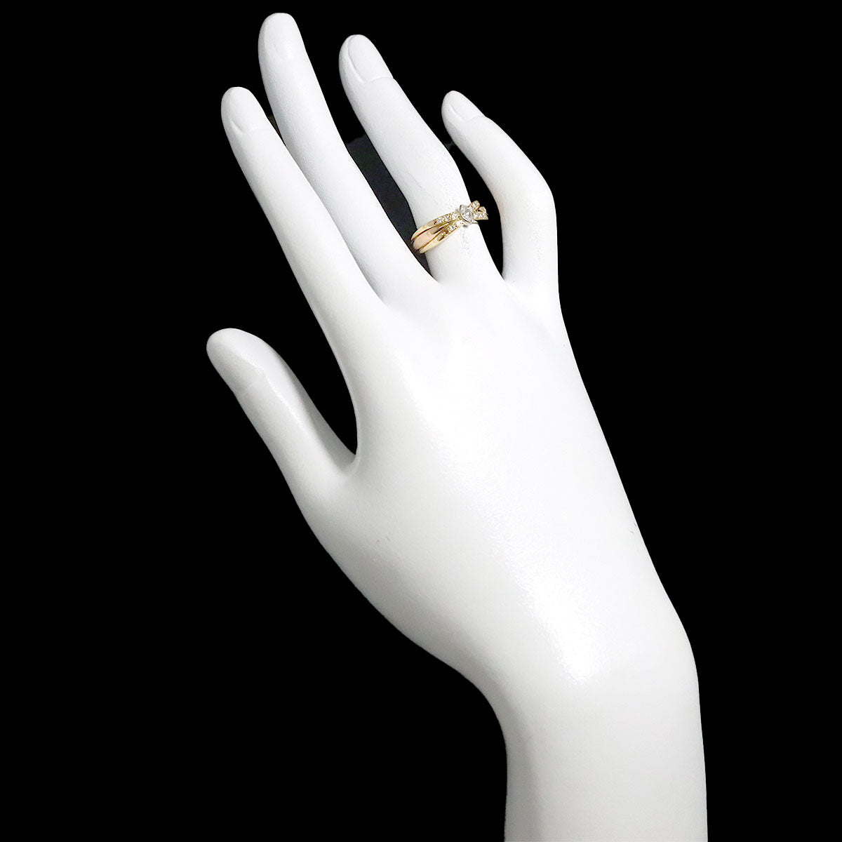 Diamond Ring 18K YG WG PG 750 Size50 5.25(US)