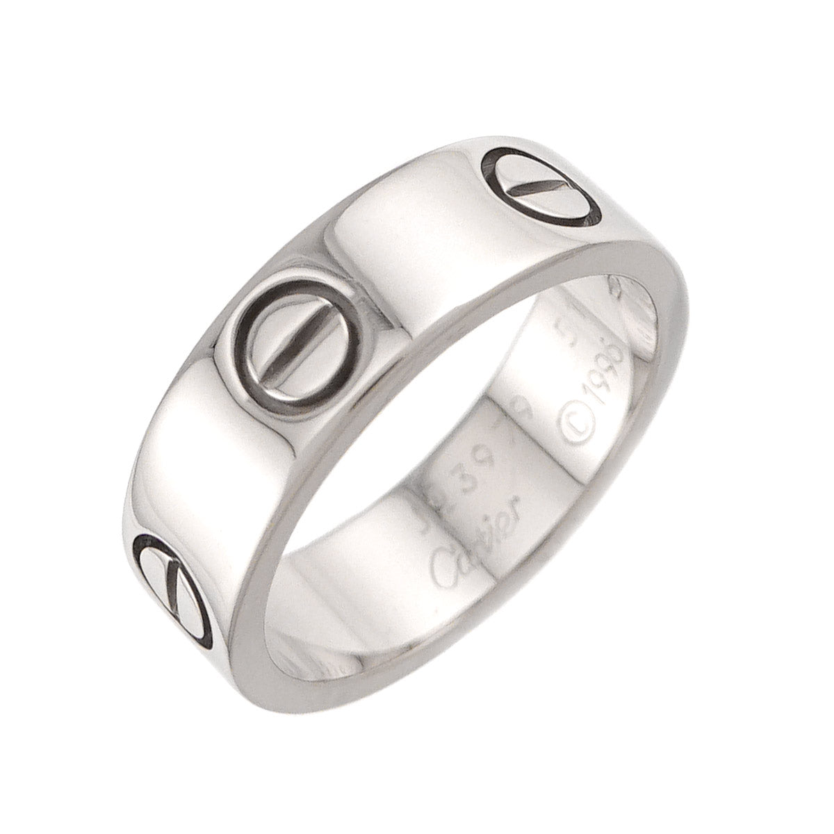 Love Classic Ring 18K White Gold 750 size51 5.25(US)
