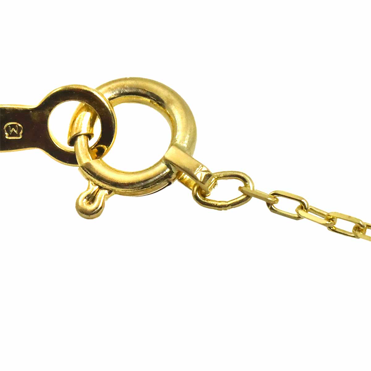 Akoya Pearl 7.5mm Diamond Necklace 18K YG 750