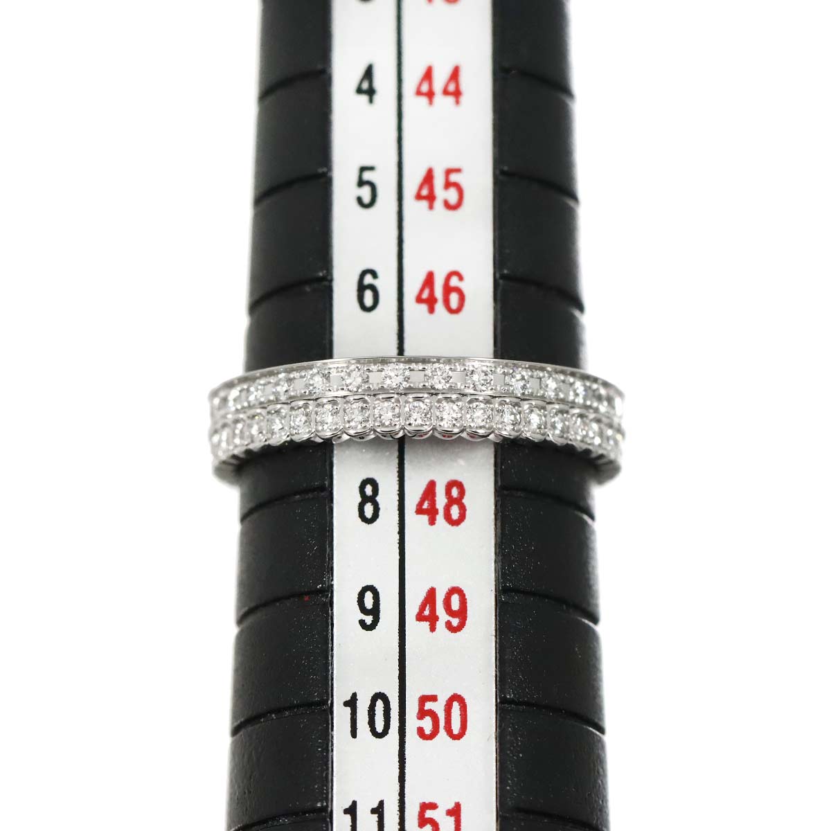 Quatre RADIANT Diamond Ring 18K WG 750 Size47 4(US)