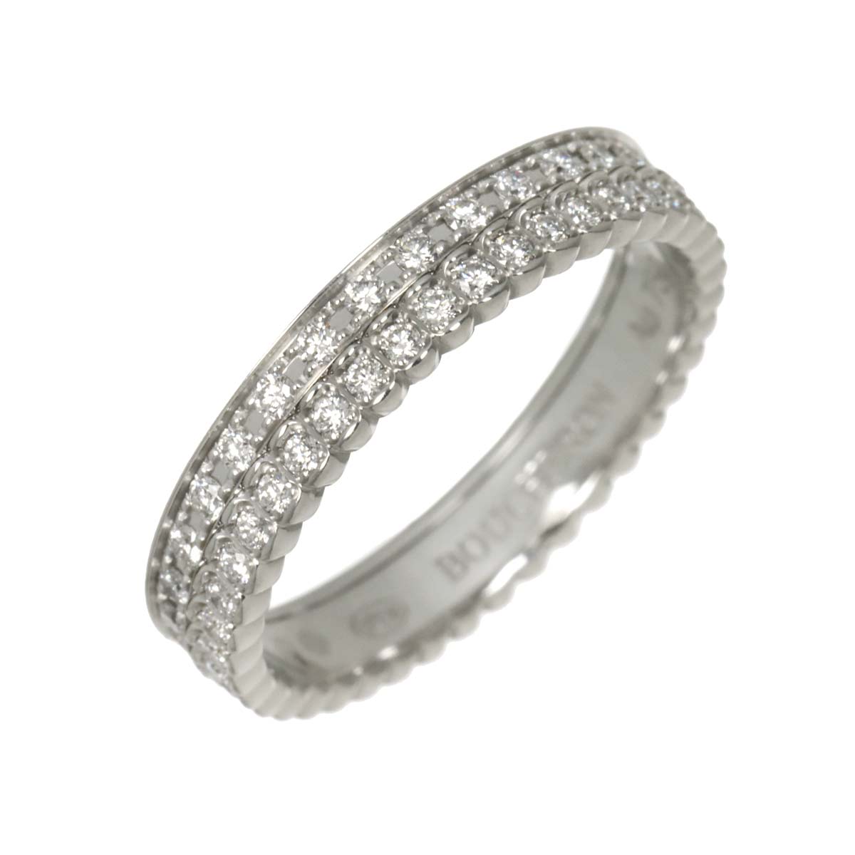 Quatre RADIANT Diamond Ring 18K WG 750 Size47 4(US)