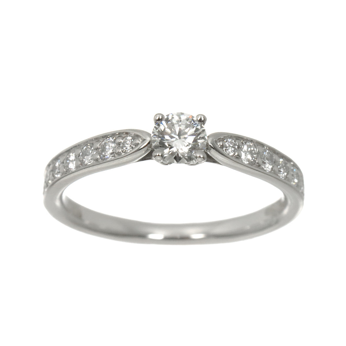 Harmony Diamond 0.18ct Ring Pt Size4(US)